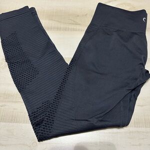 Zyia NWT Gray Grid Performance Hi-Rise 7/8 Length Leggings 24" Inseam